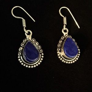 Sterling Silver Lapis Lazuli Earrings